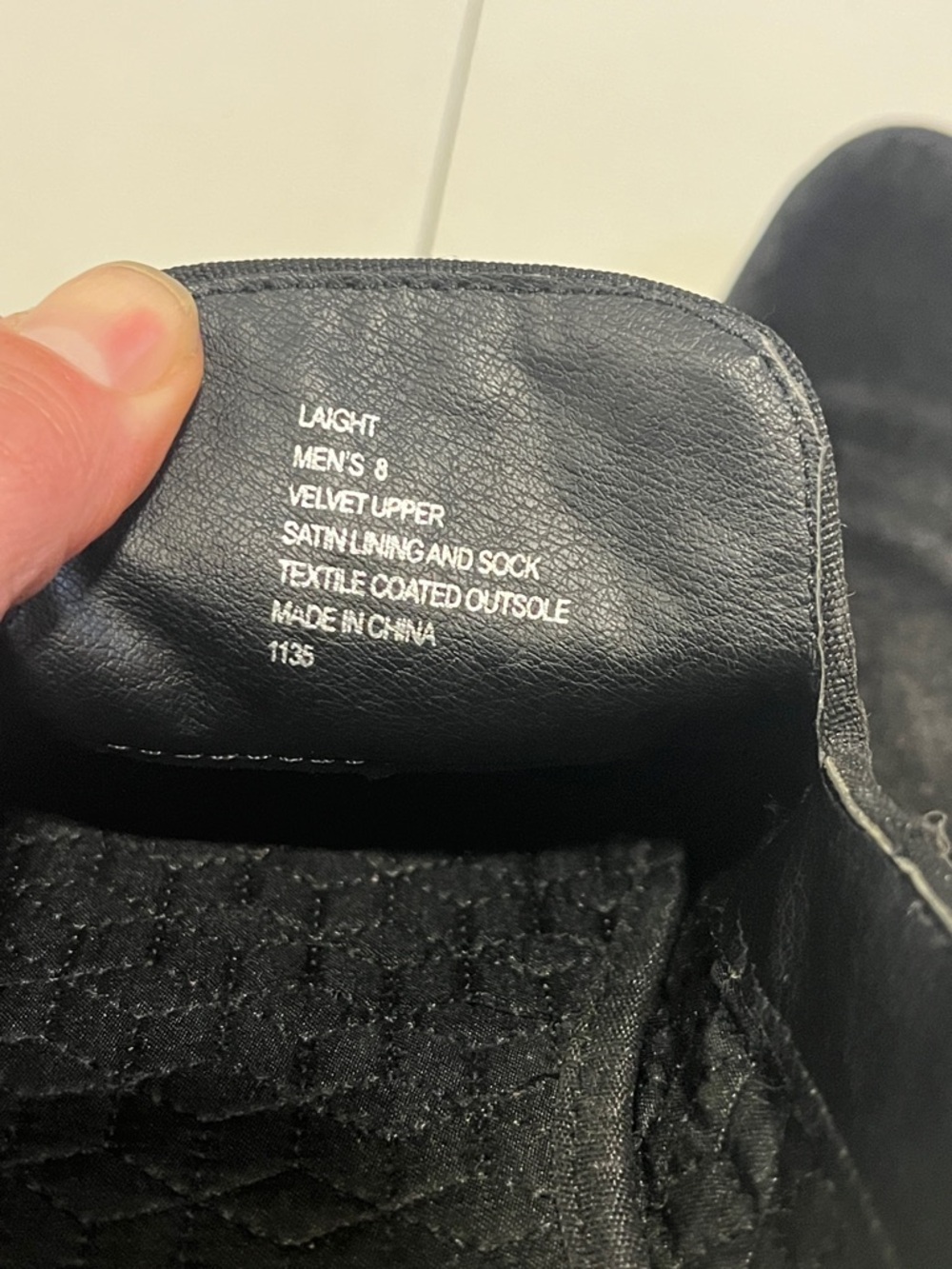 Steve Madden Black Velvet Slip-On Loafers for Men - Picture 5 of 5